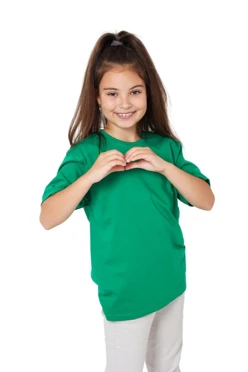 Купить футболку Премиум детскую зелёную