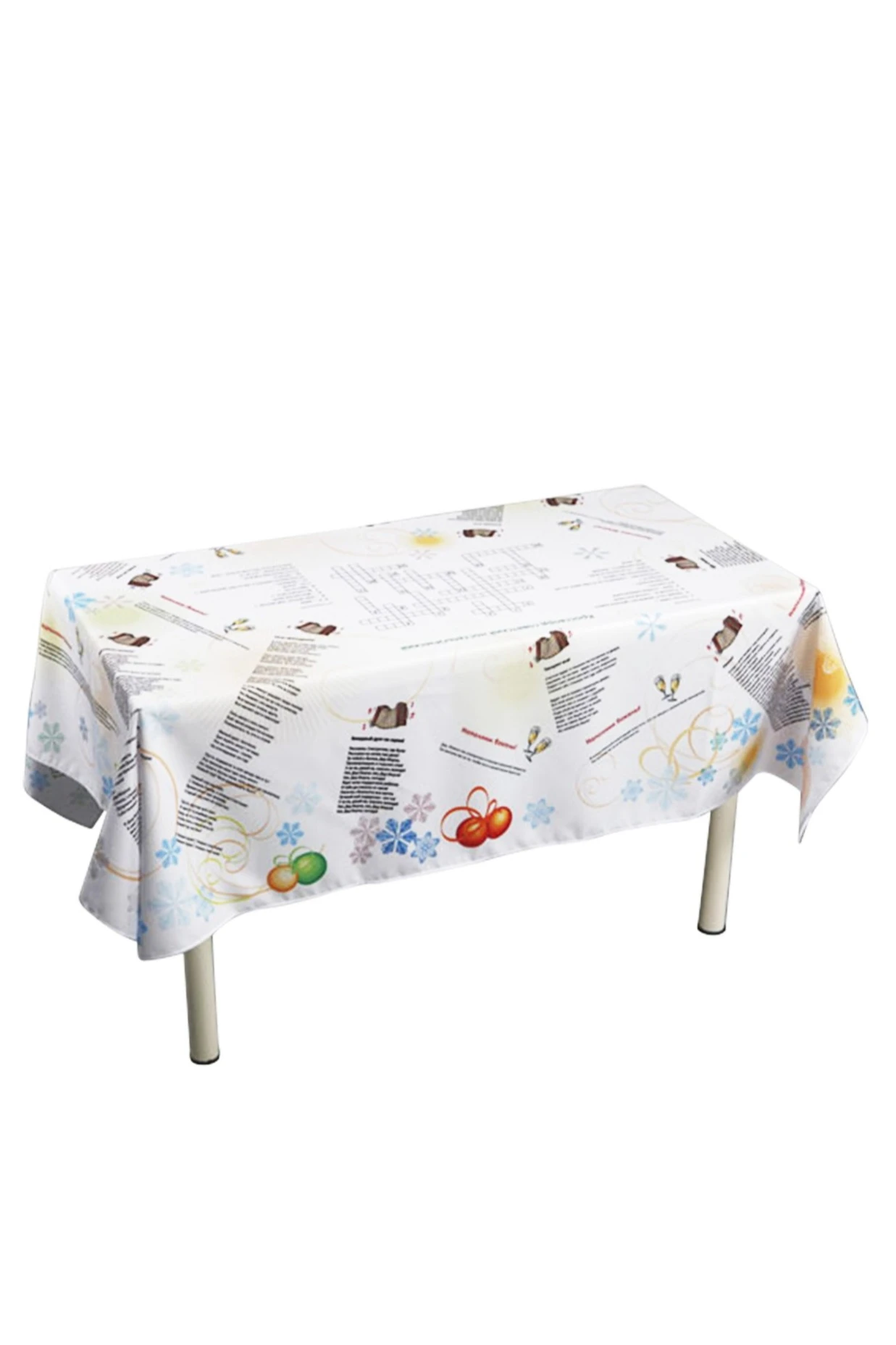 Скатерть прямоугольная 135х180 см, с полной запечаткой (полиэстер)#6