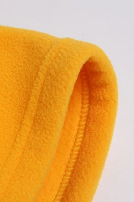 Шапка Вайт флисовая однослойная детская, однотонная желтая#4