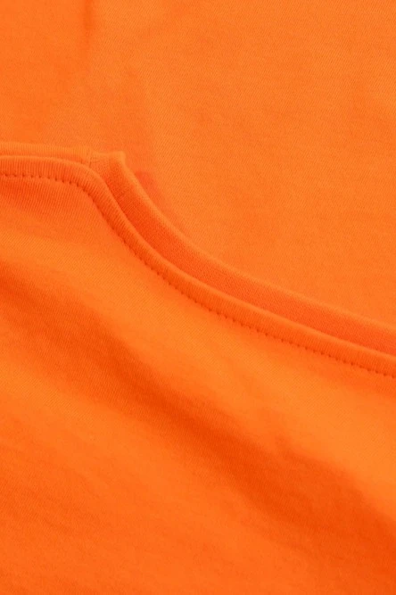 Футболка Премиум женская (Modern) однотонная оранжевая (хлопок)#7