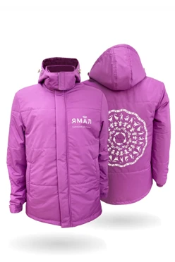 Купить куртку Винтер унисекс с полной запечаткой "Гармония Арктики"