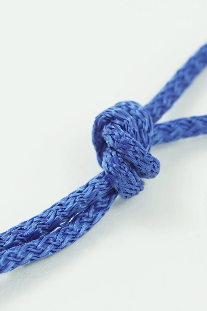 Шнур круглый с сердечником 100% ПЭ, 5 мм василек#4