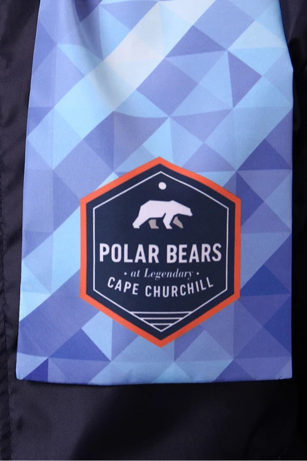 Шарф двухслойный легкий 15х100 см, с полной запечаткой "Polar Bears"#3 Шарф двухслойный легкий 15х100 см, с полной запечаткой "Polar Bears"#3