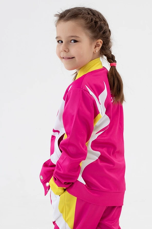 Бомбер Блэйд детский из адидаса с полной запечаткой "Stepping"#3