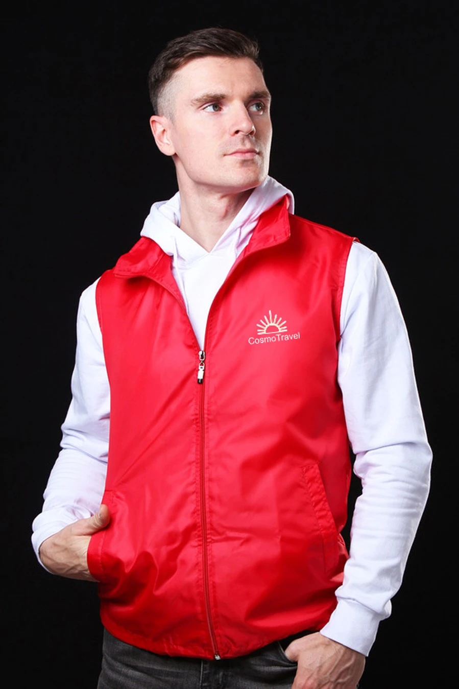 Жилет Брайт унисекс однотонный "Cosmo travel"#1