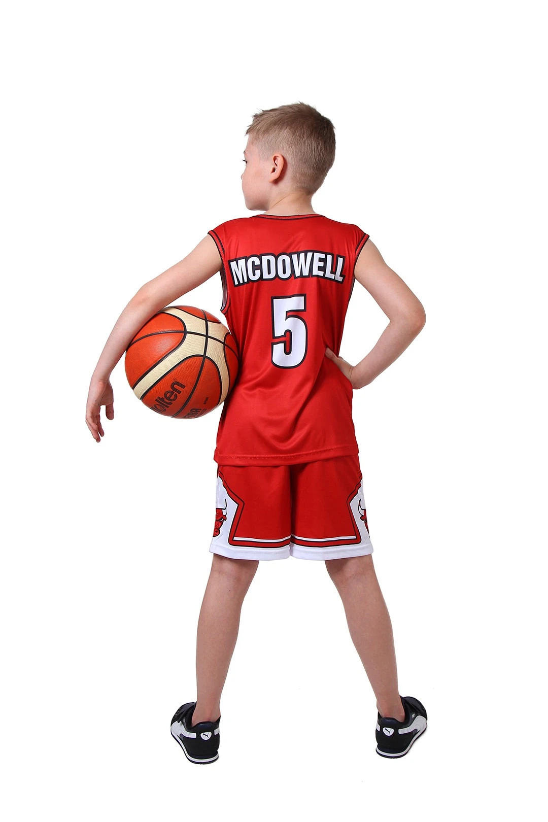 Баскетбольная форма Рассел детская с полной запечаткой "McDowell"#2