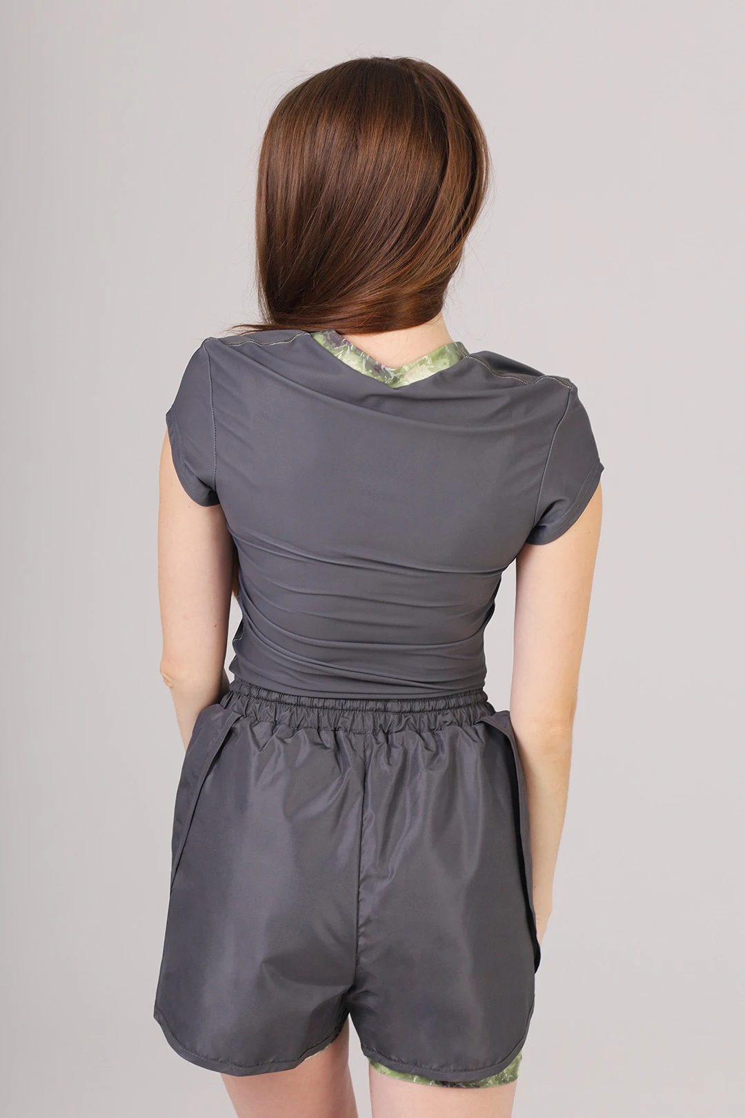 Футболка Нолан женская с полной запечаткой "Black abyss"#1