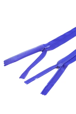 Купить молнию тип 3 потайная неразъемная 40 см, василек