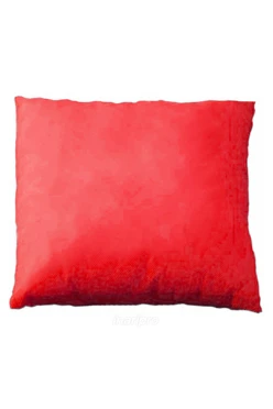 Купить подушку из спанбонда 40х40 см однотонную красную