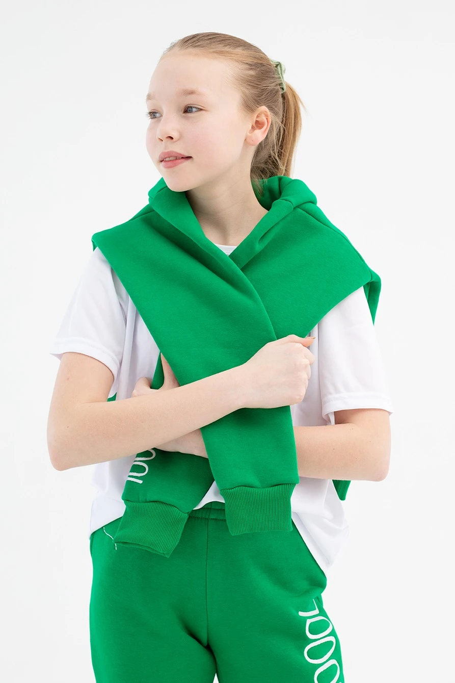 Худи Майк из футера детская, однотонная#4 Худи Майк из футера детская, однотонная#4