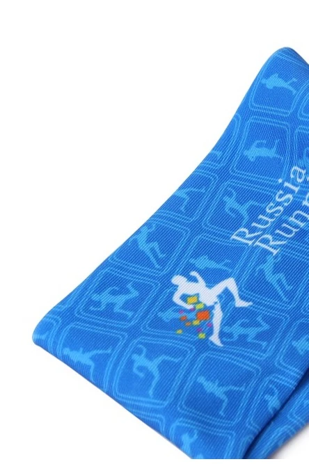 Повязка двухслойная из бифлекса взрослая, с полной запечаткой "Russia Running"#3 Повязка двухслойная из бифлекса взрослая, с полной запечаткой "Russia Running"#3