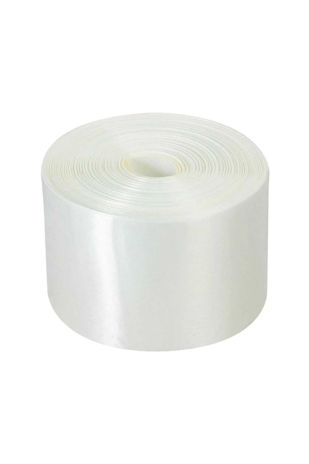 Лента атлас белая ширина 2,5 см#1