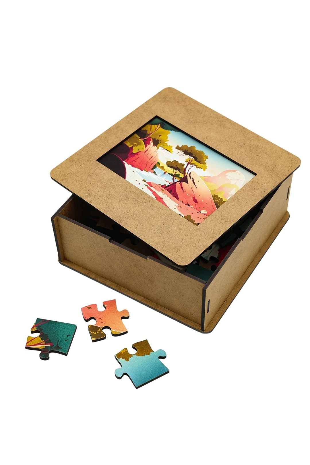 Пазл деревянный с нанесением, А4 (60 элементов)#1 Пазл деревянный с нанесением, А4 (60 элементов)#1