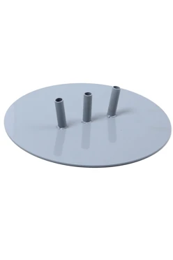 Купить Основание металлическое Диск 3 штока, серый