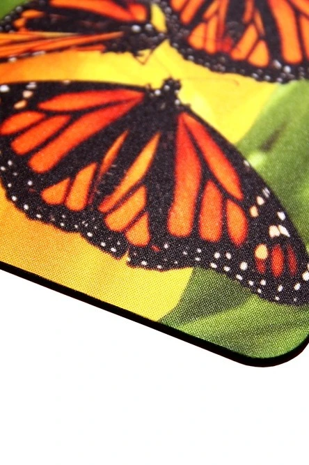 Купить коврик для мыши прямоугольный с сублимацией "Бабочки"