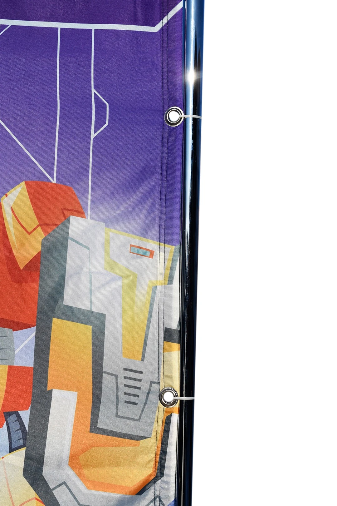 Рекламная ширма на одну секцию 1,2х2 м с полной запечаткой "Robotics"#1