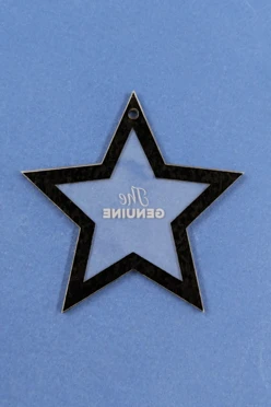 Медаль из акрила АК6004 Звезда 60 мм с гравировкой#2