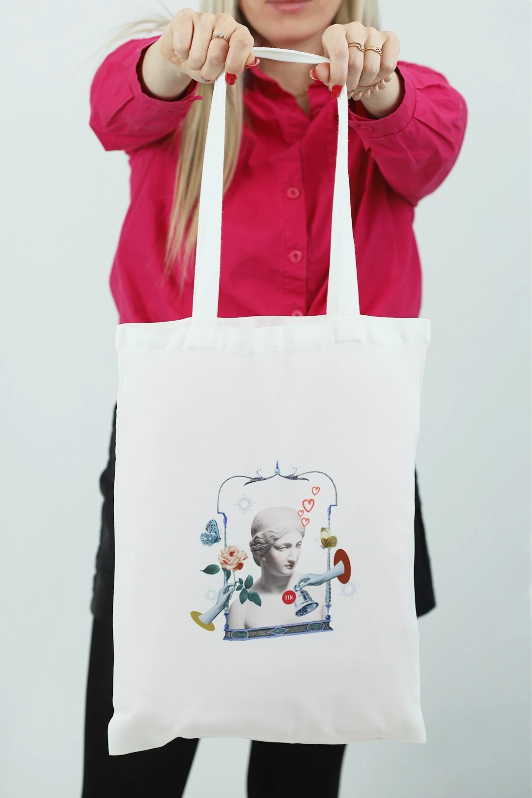 Сумка Румми из канваса 35х45 см, печать с одной стороны "ArtGallery"#2