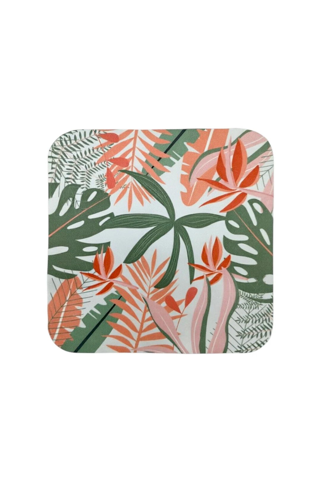 Купить салфетку из микрофибры 18х18 см с полной запечаткой "Tropical leaves"
