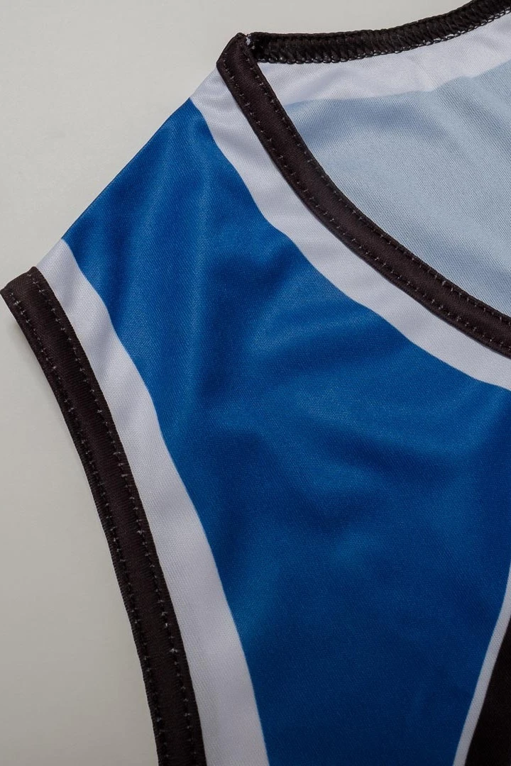 Форма Моника без шорт женская, с полной запечаткой "Blue"#1