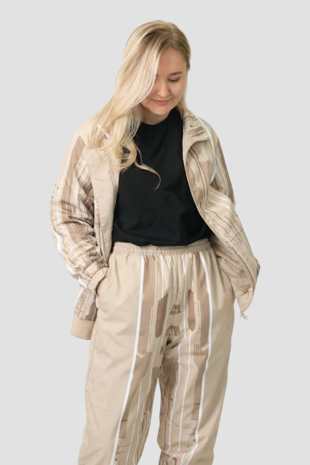 Купить спортивный костюм Спортинг унисекс с полной запечаткой "Sand wall"