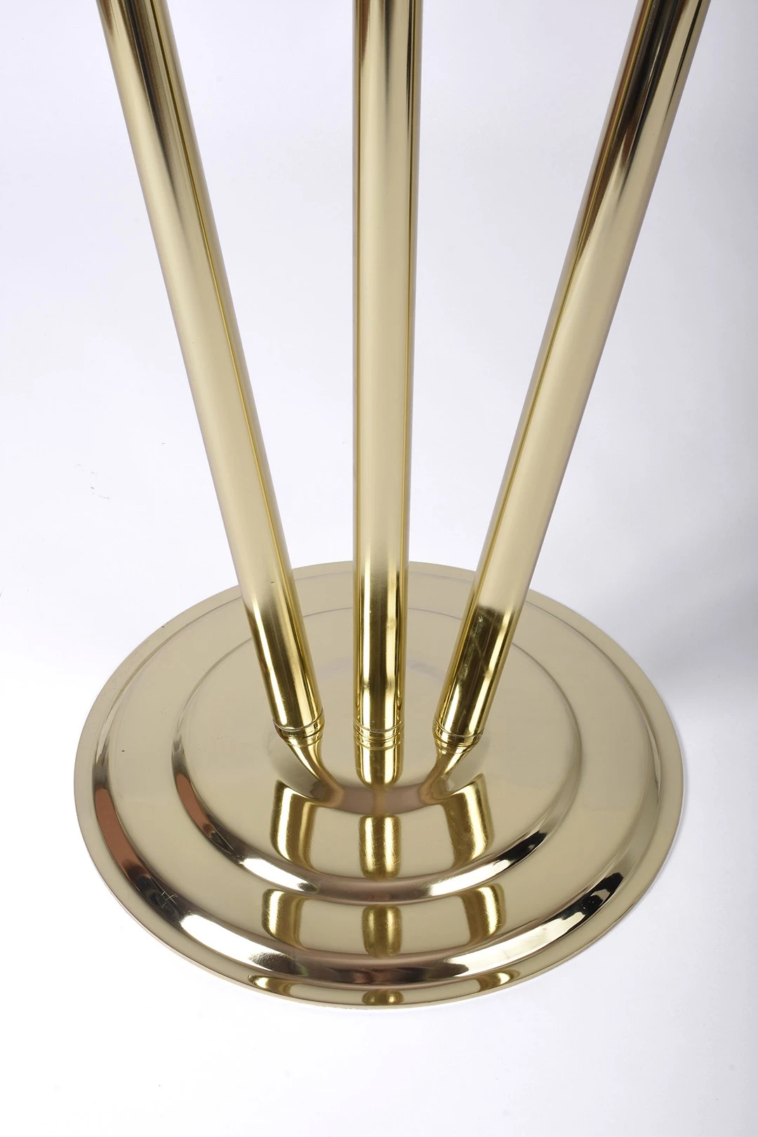 Подставка напольная с основанием Круг под золото 3 штока 2,1 метра#2