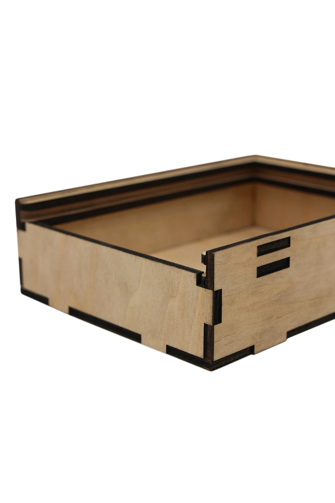 Коробка из фанеры с нанесением 140х105х39 мм#6