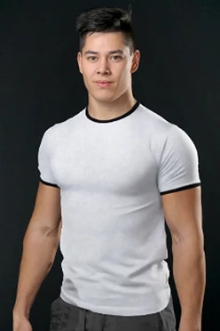 Купить футболку Атлетик унисекс бело-чёрную