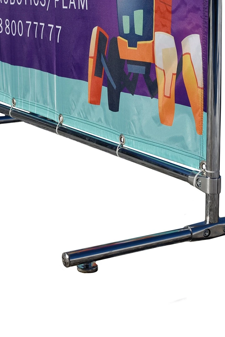 Рекламная ширма на одну секцию 1,2х2 м с полной запечаткой "Robotics"#3