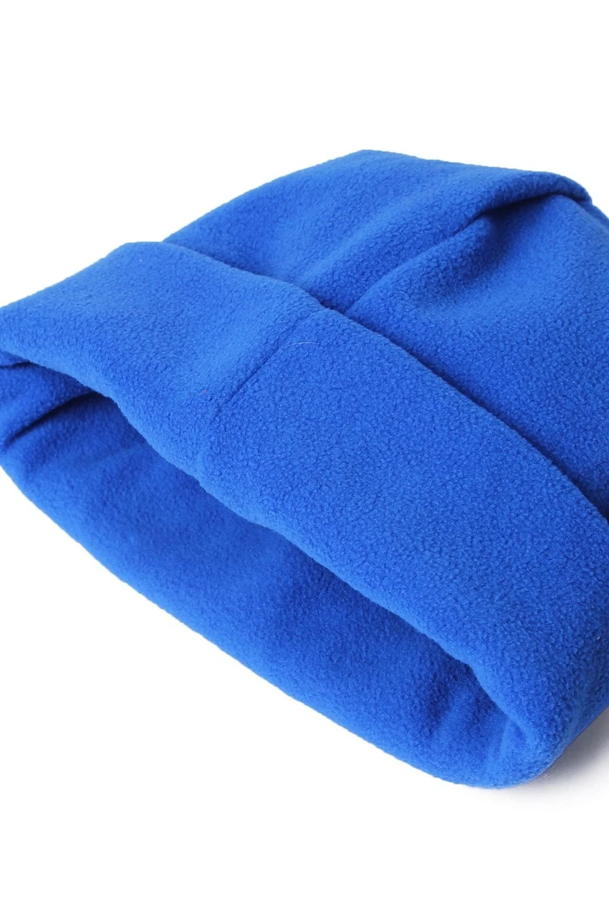 Шапка Вэст флисовая двухслойная взрослая, однотонная "Greenhouse" синяя#5