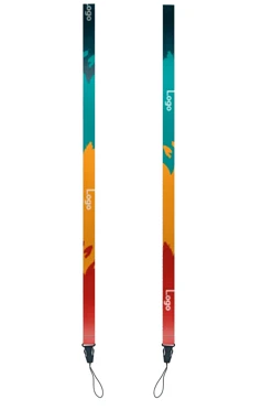 Купить ленту для бейджа блекаут ширина 1,5 см, с фастексом, с печатью "Logo"