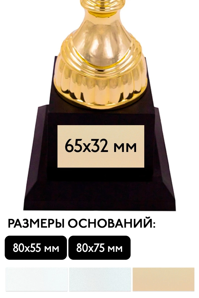 Шильд прямоугольный 65x32 мм#3