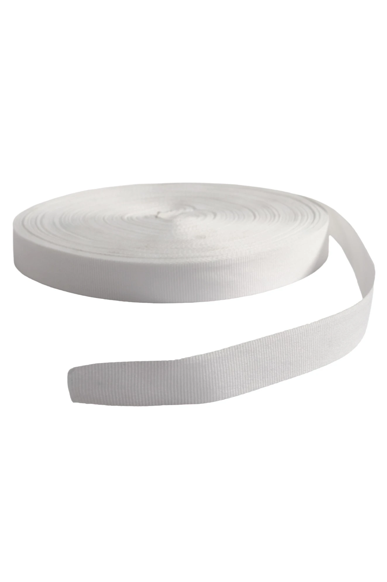 Лента репс белая ширина 2 см#1