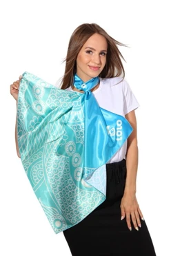 Платок Шанель 80х80 см, с полной запечаткой#1 Платок Шанель 80х80 см, с полной запечаткой#1