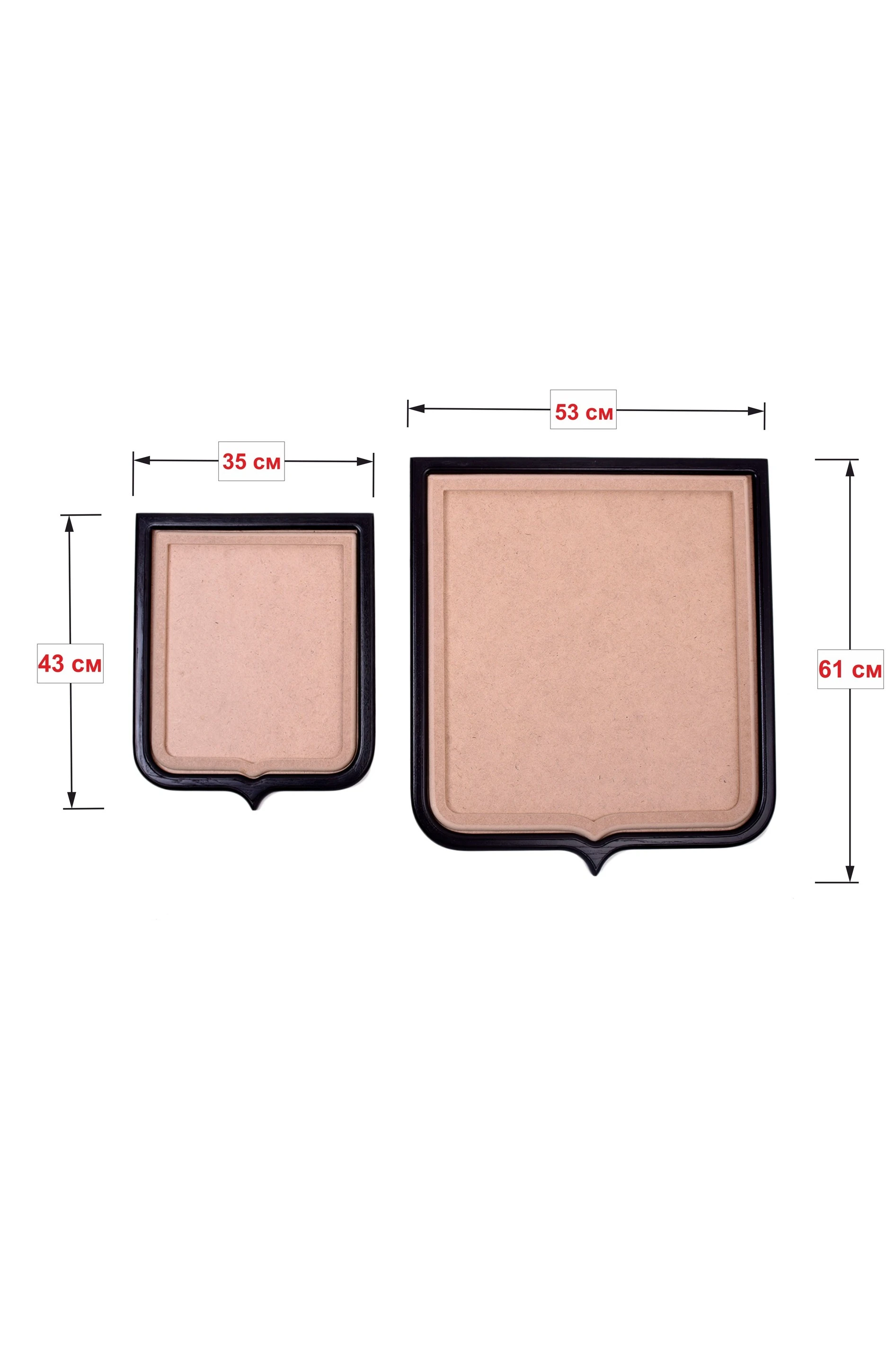 Задняя стенка герба 35х43 см#1