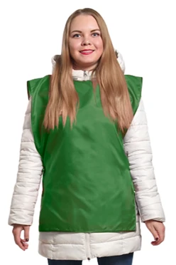 Купить накидку темно-зеленую 50х70 см