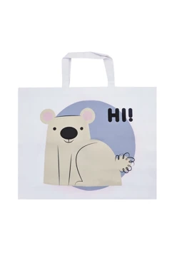 Купить сумку Комби из греты 50х40х10 см, печать с двух сторон "HI"