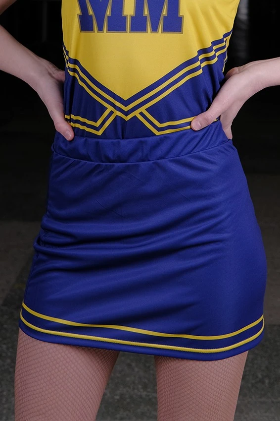 Юбка Шанталь с шортами женская, с полной запечаткой "Ultramarine"#1