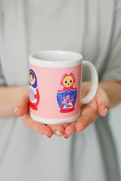 Купить кружку с печатью "Matryoshka"