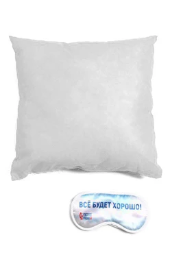 Купить подушку из спанбонда 35х35 см, однотонную белую