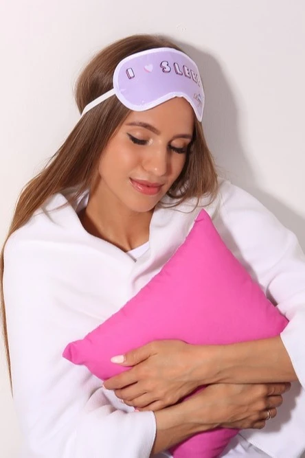 Маска для сна с принтом "I love to sleep"#5