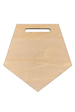 Медаль из фанеры Многоугольник МФ8005 80 мм с гравировкой#2