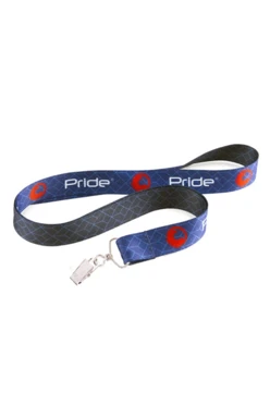 Лента для бейджа блекаут ширина 2,5 см, с клипсой, с печатью#2 Лента для бейджа блекаут ширина 2,5 см, с клипсой, с печатью#2