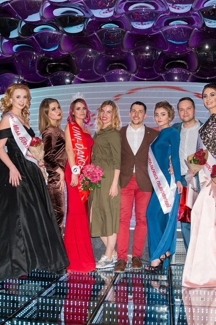 Лента нагрудная с полноцветной печатью 15х200 см  "Miss Dance"#3