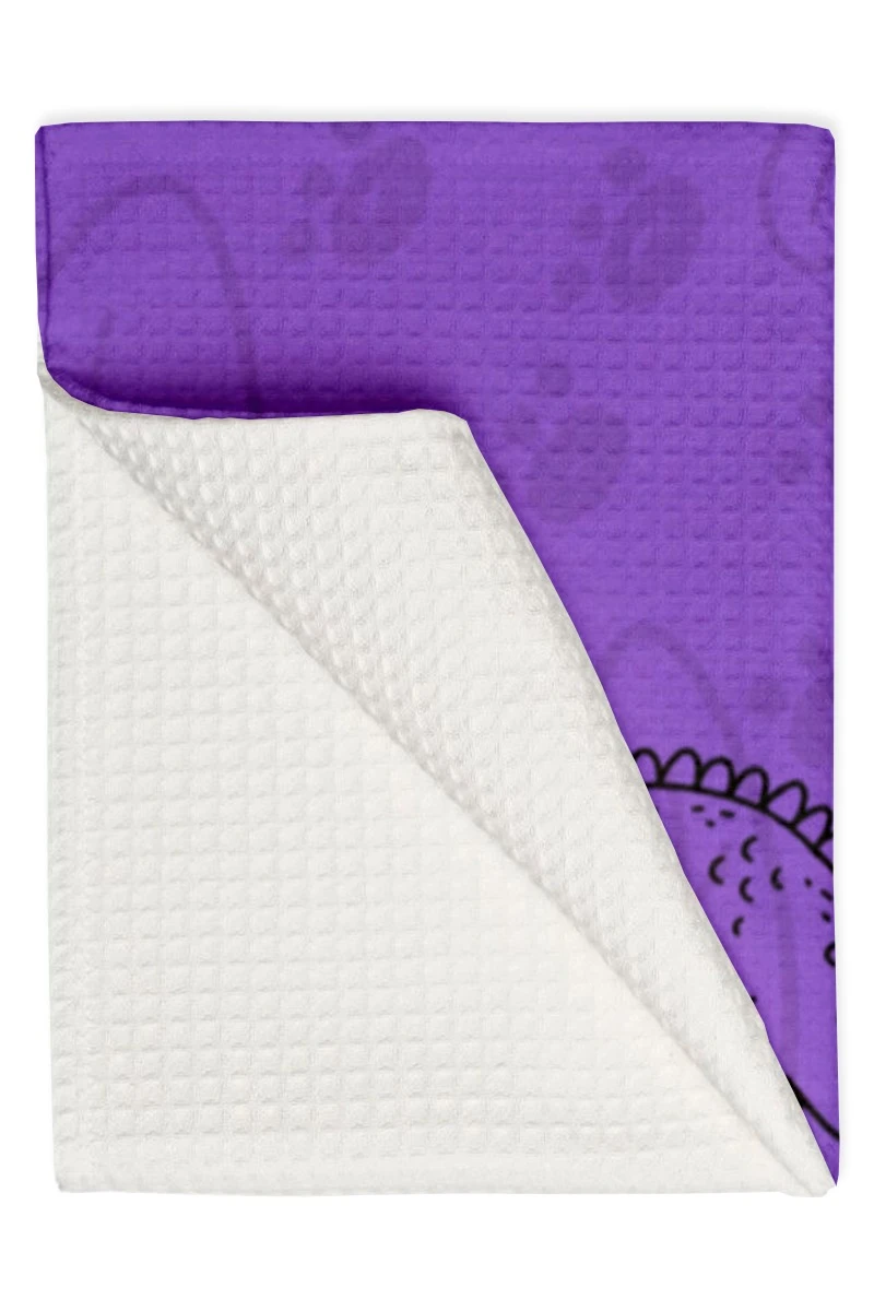 Полотенце вафельное 40х70 cм с печатью "Take me with you"#1