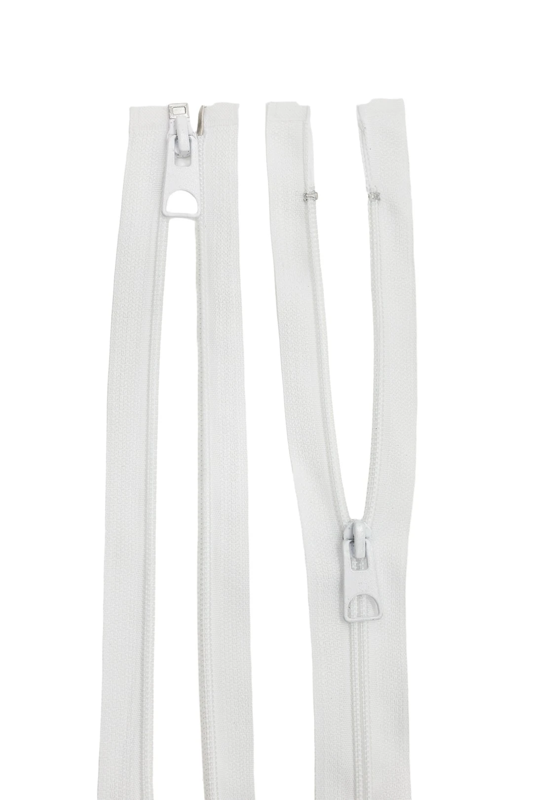 Молния спиральная рaзъемная 80 см, тип 5, белая (Optic white)#6