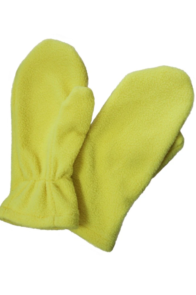 Варежки флисовые однослойные взрослые, однотонные#4 Варежки флисовые однослойные взрослые, однотонные#4