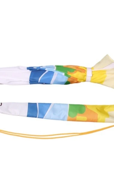 Зонт-трость Моне с пластиковой ручкой однослойный, с полной запечаткой (с совмещением) "Satellite"#5