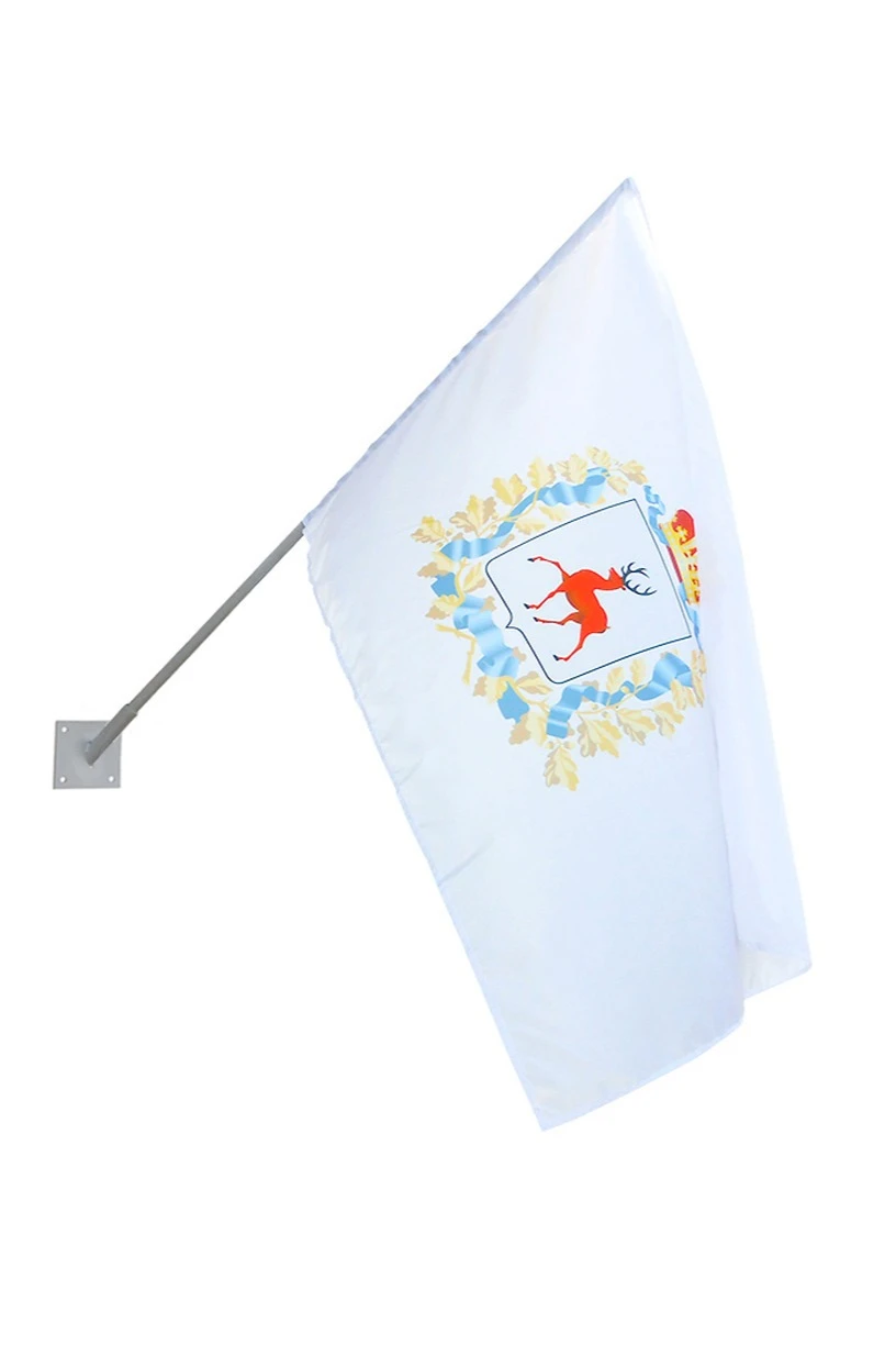 Купить кронштейн настенный на 1 шток с алюминиевым древком 2,5 м