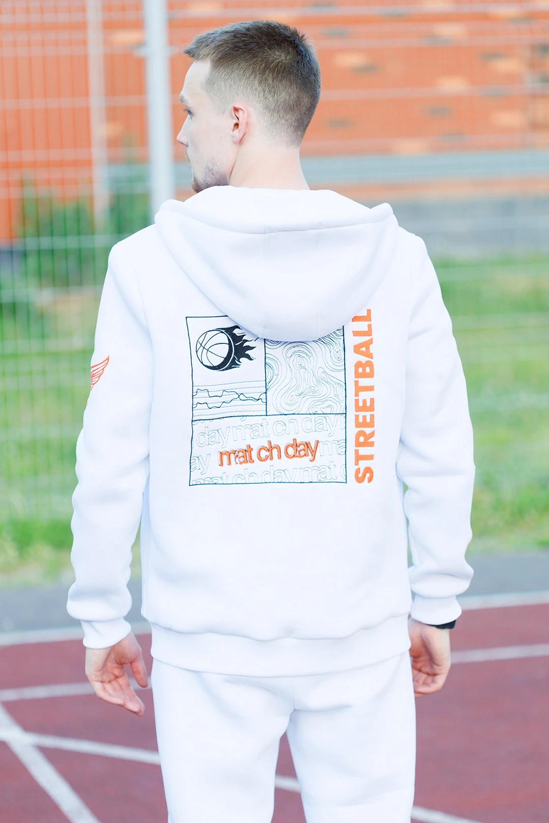 Спортивный костюм Комфорт из футера унисекс, однотонный "Basketball"#1